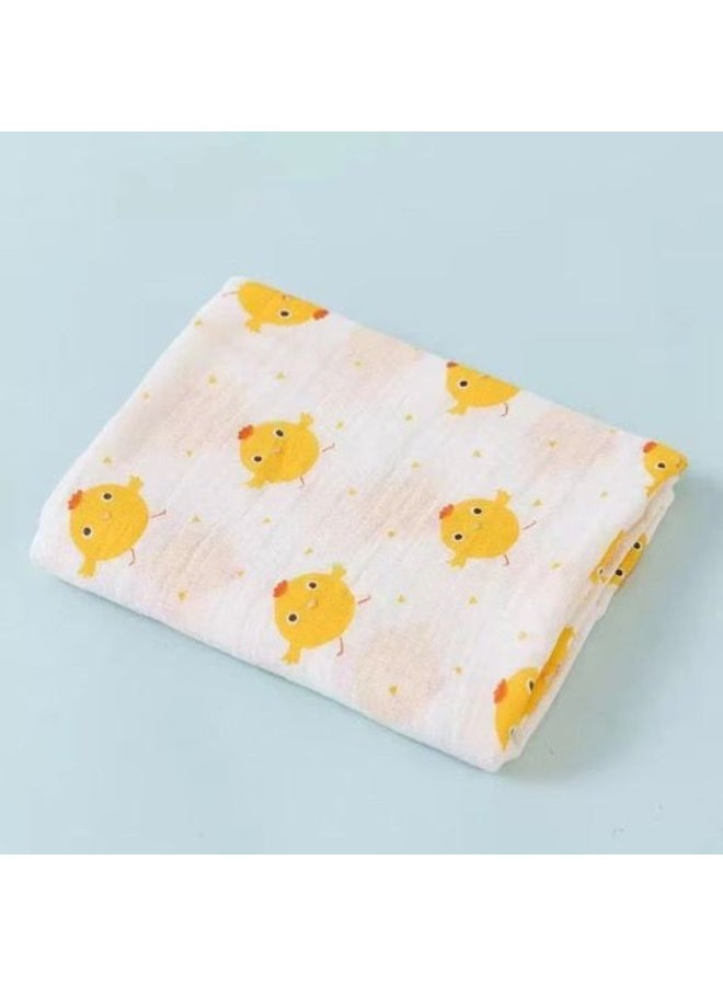 Anami 3-Pack Bamboo Cotton Muslin Baby Swaddles – Soft, Breathable, Multi-Use Wraps for Newborns (110x110cm) - Image 3